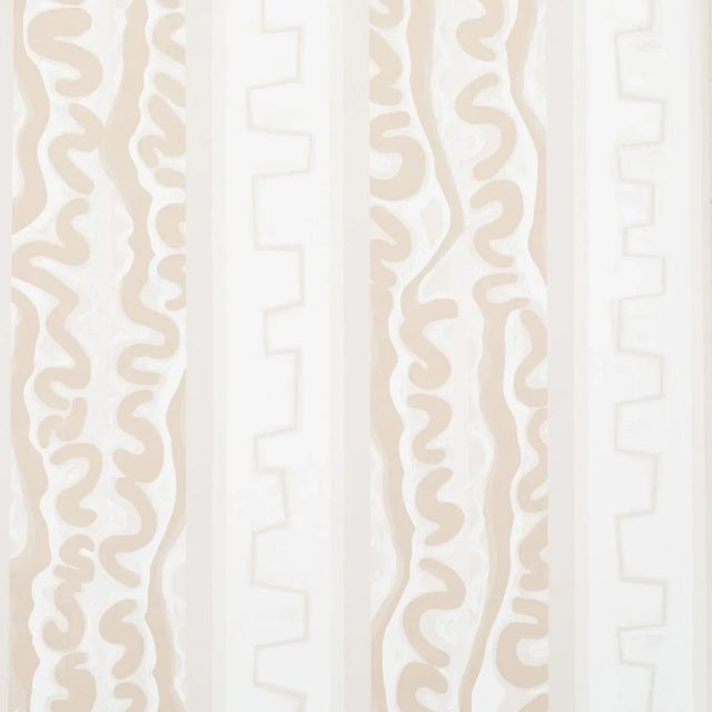 Sample - Schumacher X Backdrop Night At The Opera Wallpaper in Linen For Sale