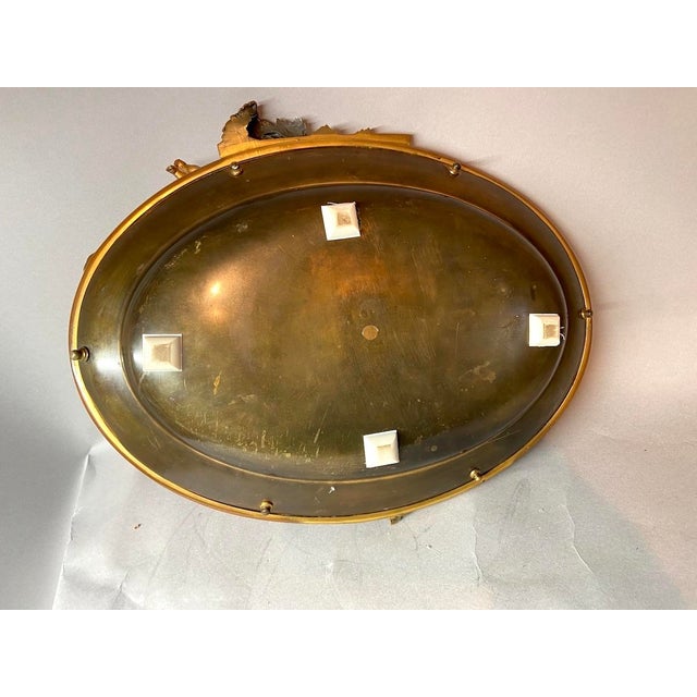 19th C French Bronze Alabaster Putto Tray Centerpiece For Sale - Image 13 of 18