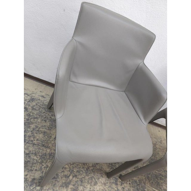 Gio Chairs in Leather by Walter Knoll, Set of 8 For Sale - Image 9 of 18