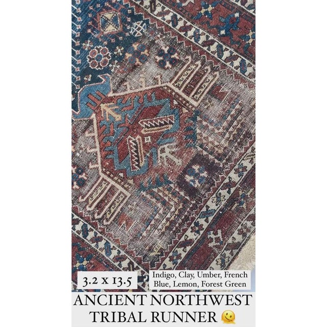 **All of our Antique rugs and Vintage rugs have been cleaned and are ready to use!** Enjoy! Name: ANCIENT Nomadic...