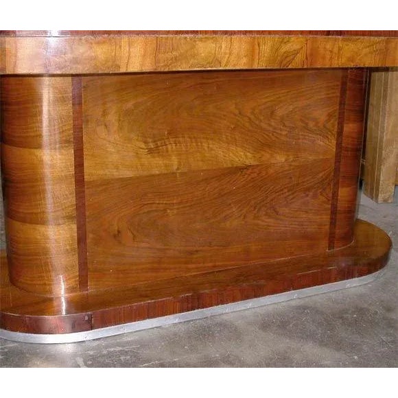 1950s Italian 1950s Walnut Table For Sale - Image 5 of 7
