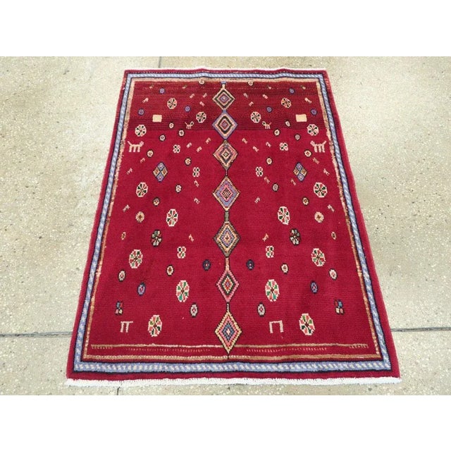 Tribal Vintage Persian Hamadan Rug – Size: 2' 6" X 3' 6" For Sale - Image 3 of 9