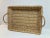 Boho Chic Wicker Tray For Sale In Los Angeles - Image 6 of 11
