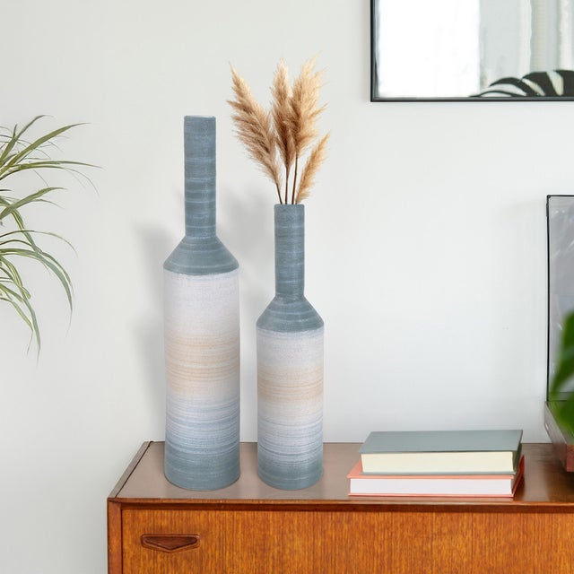 Drift Tide Long Neck Vase Small For Sale - Image 11 of 11