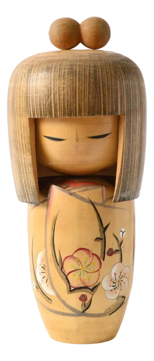 Vintage Japanese Wooden Kokeshi Doll by Kojo Tanaka, 1950s