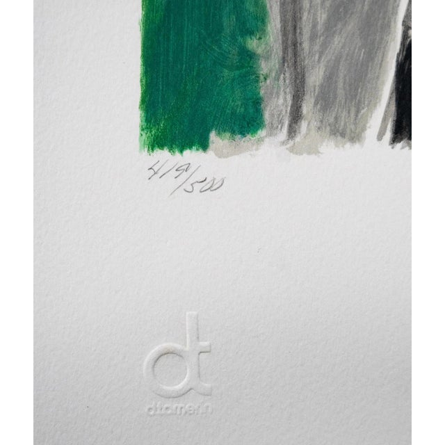 Cubism Pablo Picasso, Buste Au Chapeau Jaune Et Gris (Marina Picasso Estate Signed Lithograph) For Sale - Image 3 of 5