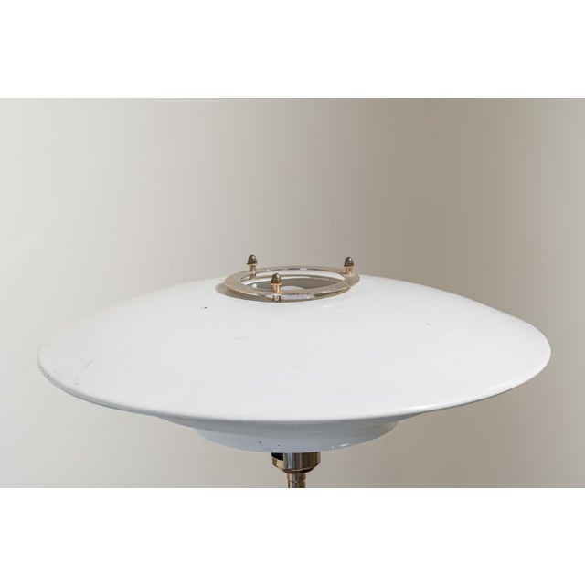 Metal Mid-Century Danish Metal Table Lamp, 1960s For Sale - Image 7 of 12