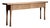 Contemporary European Studio-Made Oak Console Table For Sale