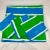 Textile Mid-Century Vera Blue & Green Placemat & Napkin Set for Four, Original Tags For Sale - Image 7 of 11