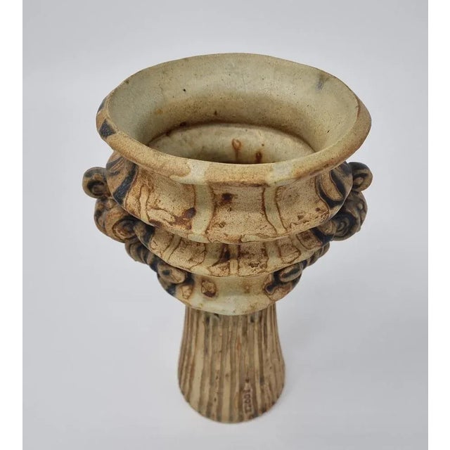 Brutalist Studio Pottery Chalice by Bernard Rooke, 1960s For Sale - Image 3 of 8