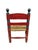 Wood Vintage Set of 2 Hand-Painted Rancho Monterey Mexican Folk Art Children’s Ladderback Chairs With Rush Seats For Sale - Image 7 of 14