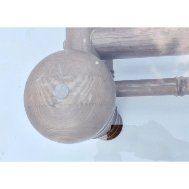 1980s Faux Bamboo Solid Wood Dining Table For Sale In Naples, FL - Image 6 of 8