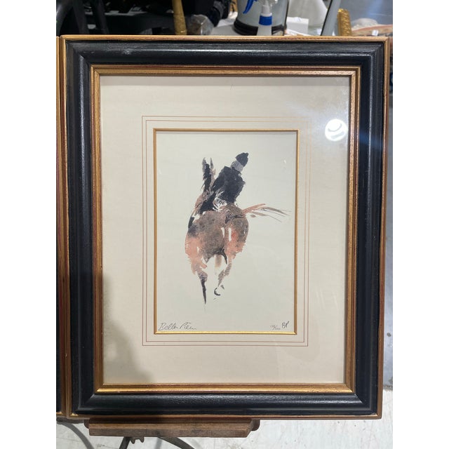 Pair of Bella Pieroni “Equestrian I” Limited Edition Prints For Sale - Image 4 of 7