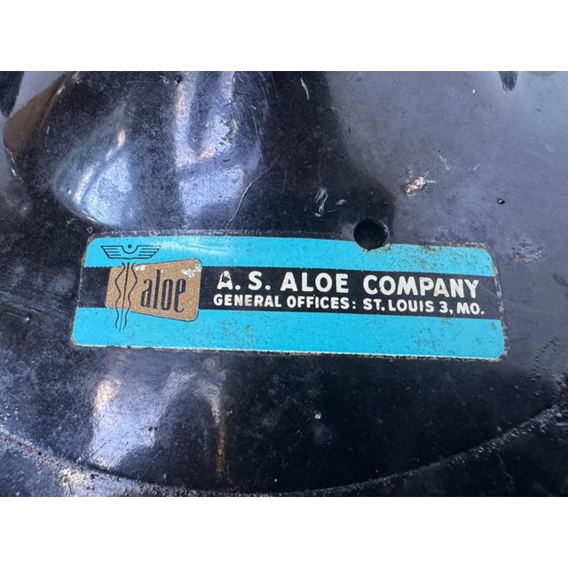 1930's a.s. Aloe Adjustable Medical Stool, St. Louis For Sale - Image 11 of 12