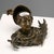 Italian Inkwell in Bronze and Porcelain For Sale - Image 3 of 8