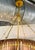 Modern Arteriors Modern Silk and Brass Dutchess Chandelier For Sale - Image 3 of 6