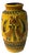 Pottery Model 960 Peacock Vase from Bay Keramik, West Germany For Sale