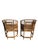 Mid 20th Century Mid 20th Century Pair of Brighton Pavilion Burnt Bamboo Pagoda Chairs For Sale - Image 5 of 15