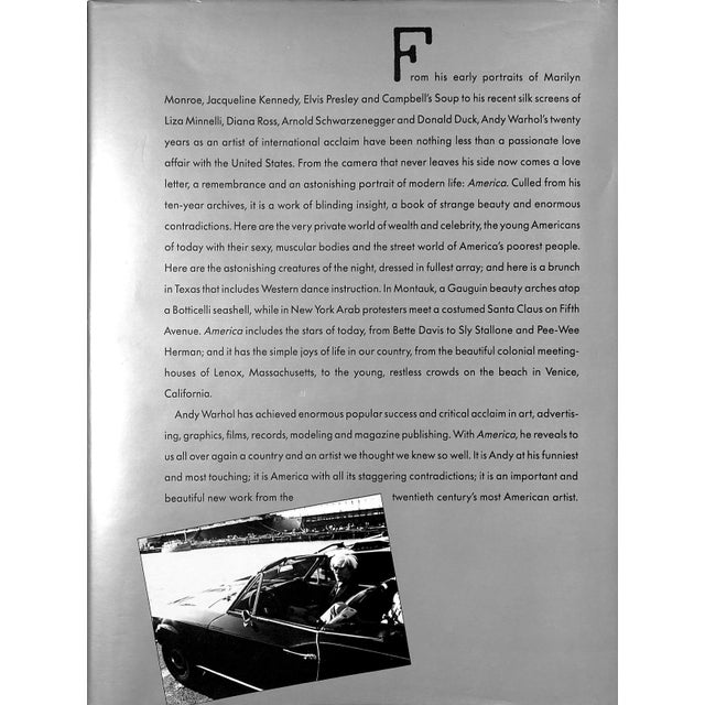 Traditional "America" 1985 Warhol, Andy For Sale - Image 3 of 12