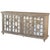 Keystone Weathered Pine Mirrored Console - 73" For Sale - Image 4 of 4