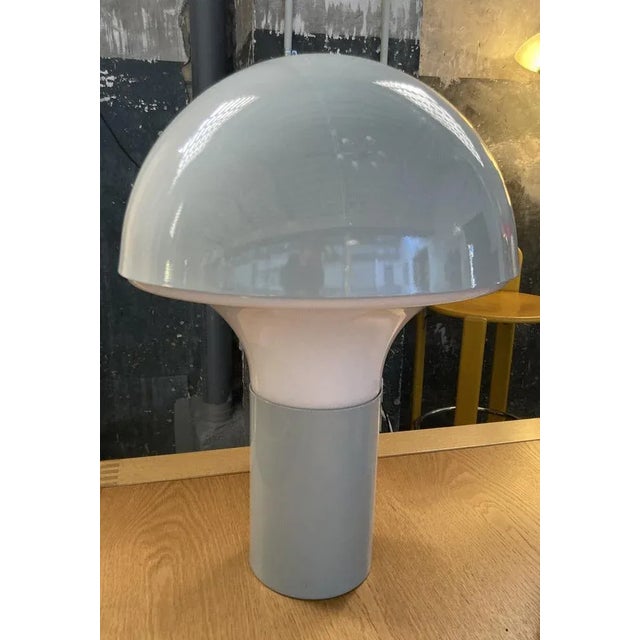 Metal Large Postmodern Italian Mushroom Lamp, 1970s For Sale - Image 7 of 8