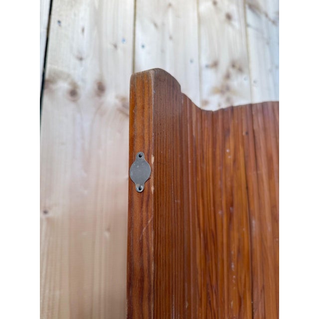 Baumann Style Slatted Screen in Pine, 1950s For Sale - Image 4 of 5