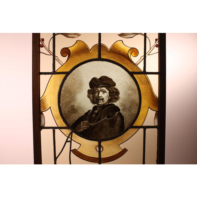 Flemish Renaissance Stained Glasses, Set of 4 For Sale - Image 6 of 18