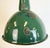 Industrial Green Enamel Factory Pendant Lamp, 1960s For Sale - Image 4 of 18