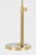 Transitional Mark D. Sikes 1 Light Devon Table Lamp, Aged Brass, Natural Shade For Sale - Image 3 of 5