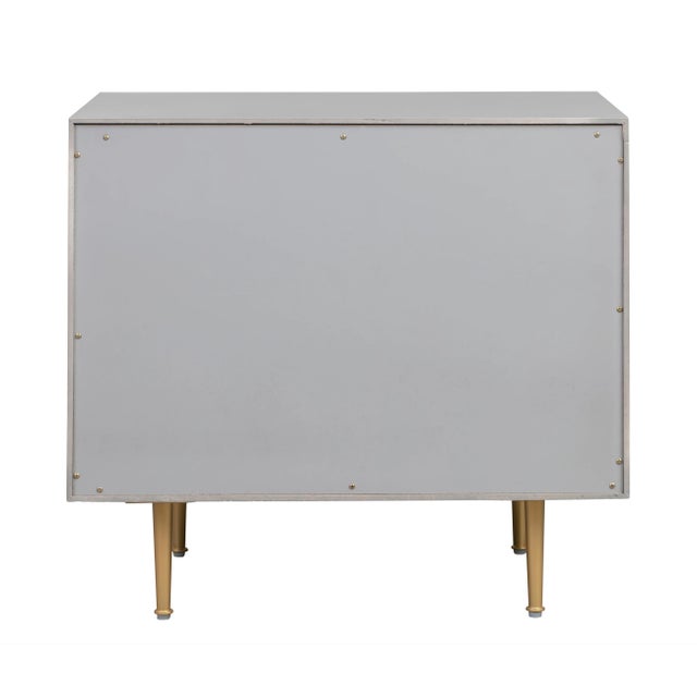 2020s Trident Grey Nightstand For Sale - Image 5 of 10