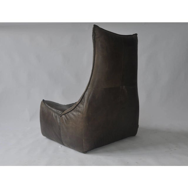 Animal Skin 1970s Leather Chair by Gerard Van Den Berg for Montis For Sale - Image 7 of 10