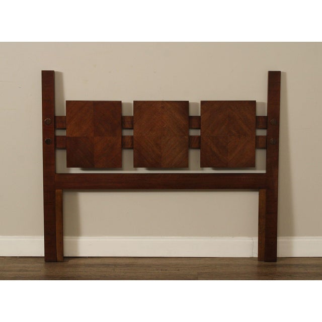 High Quality American Made Vintage Queen Size Paneled Headboard