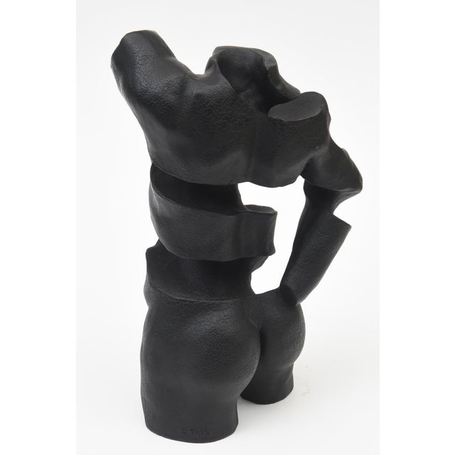 2000 - 2009 Surrealist Unraveling Fragmented Male Torso Resin Sculpture by Tms, 2005 For Sale - Image 5 of 10
