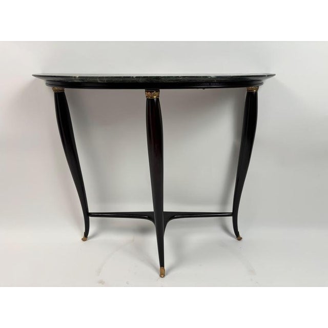 1950s Mid-Century Wodden Console in the style of Paolo Buffa, Italy, 1950s For Sale - Image 5 of 11