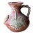 Late 20th-Century Barro Rojo (Red Clay) Braided Handle Pottery Vessel / Vase, Mexico For Sale