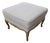 Vintage French Style Square Ottoman For Sale