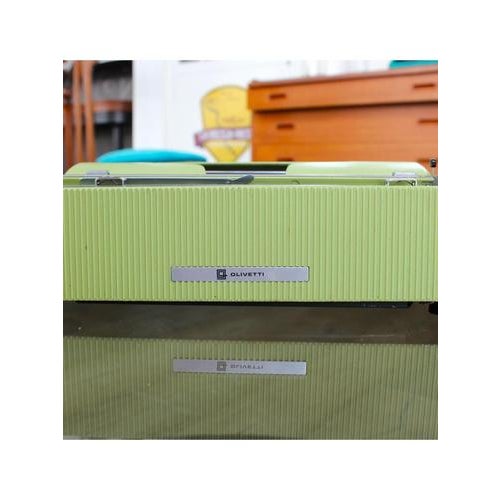 Green 32 Typewriter from Olivetti Lettera For Sale - Image 8 of 15