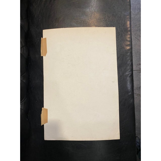 Isaac Charles Goetz, The Castle Courtyard, 1920s, Watercolor For Sale - Image 6 of 7