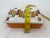 A striking vintage Italian ceramic covered box, designed for Raymor. This piece features a sophisticated Mid-Century...