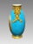 Turquoise Antique Royal Worcester Gilt & Turquoise English Landscape Reticulated Vase, Aesthetic Period 1873 For Sale - Image 8 of 10