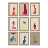Collage Series by Susan Hable, Set of 9 For Sale