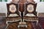 Louis XV High-Backed Armchairs and Ottoman, Set of 3 For Sale - Image 9 of 9