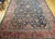 Textile 19th Century Oversized Persian Farahan Sarouk Rug, Hand-Knotted Wool, Allover Geometric Design, Navy & Red, 11x17 For Sale - Image 7 of 16