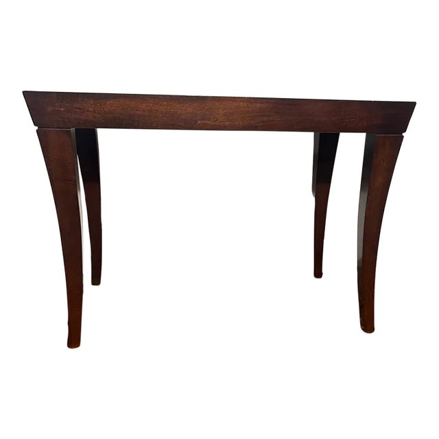 CTH/Sherrill Occasional Custom Cocktail Table With Walnut Finish For Sale