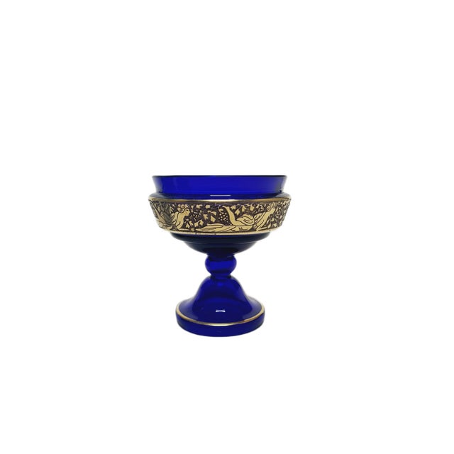 Czechoslovakian Art Deco Bowl from Moser, 1930s For Sale - Image 4 of 12