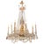 Transparent 19th Century Italian Giltwood and Crystal 10-Light Chandelier For Sale - Image 8 of 8