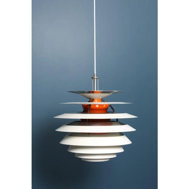 Mid-Century Danish Pendant Lamp by Poul Henningsen for Louis Poulsen, 1960s For Sale - Image 8 of 8