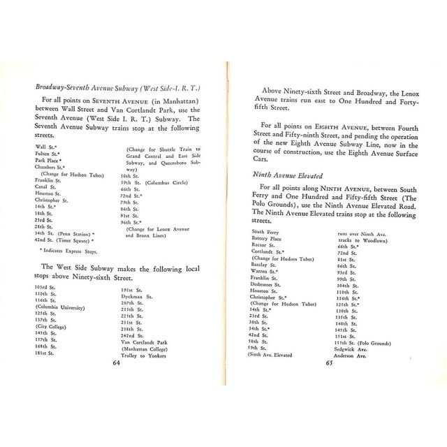 "All About New York an Intimate Guide" 1931 James, Rian For Sale In New York - Image 6 of 10