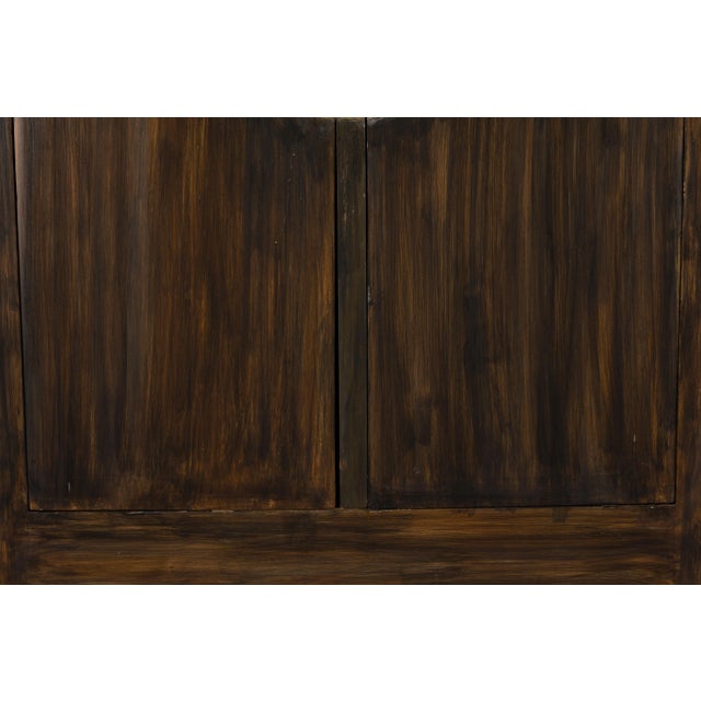 Antique Chinese Cabinet with Carved Birds in the Apron For Sale - Image 9 of 12