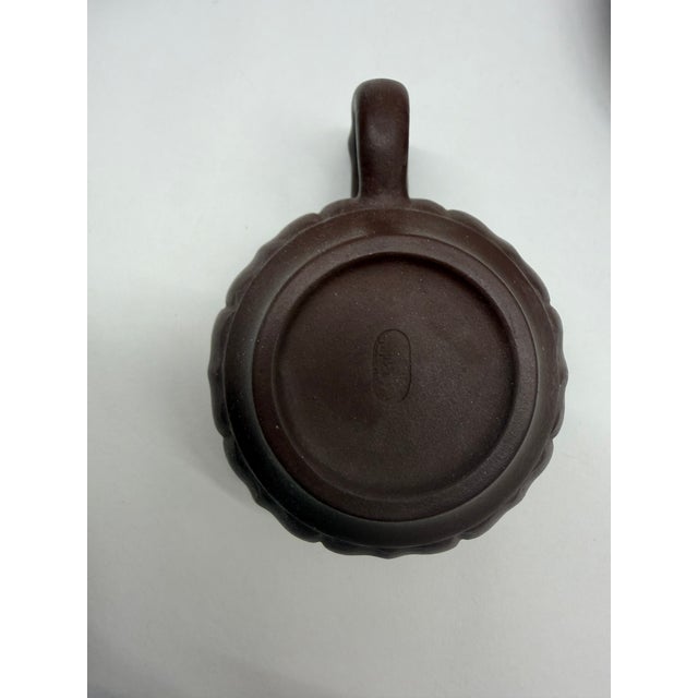 Vintage Chinese Yixing Zisha Clay Teapot and Tea Set With Original Fitted Box - 10 pcs For Sale - Image 10 of 17